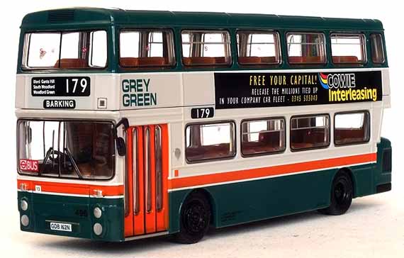 Grey Green Daimler Fleetline Northern Counties